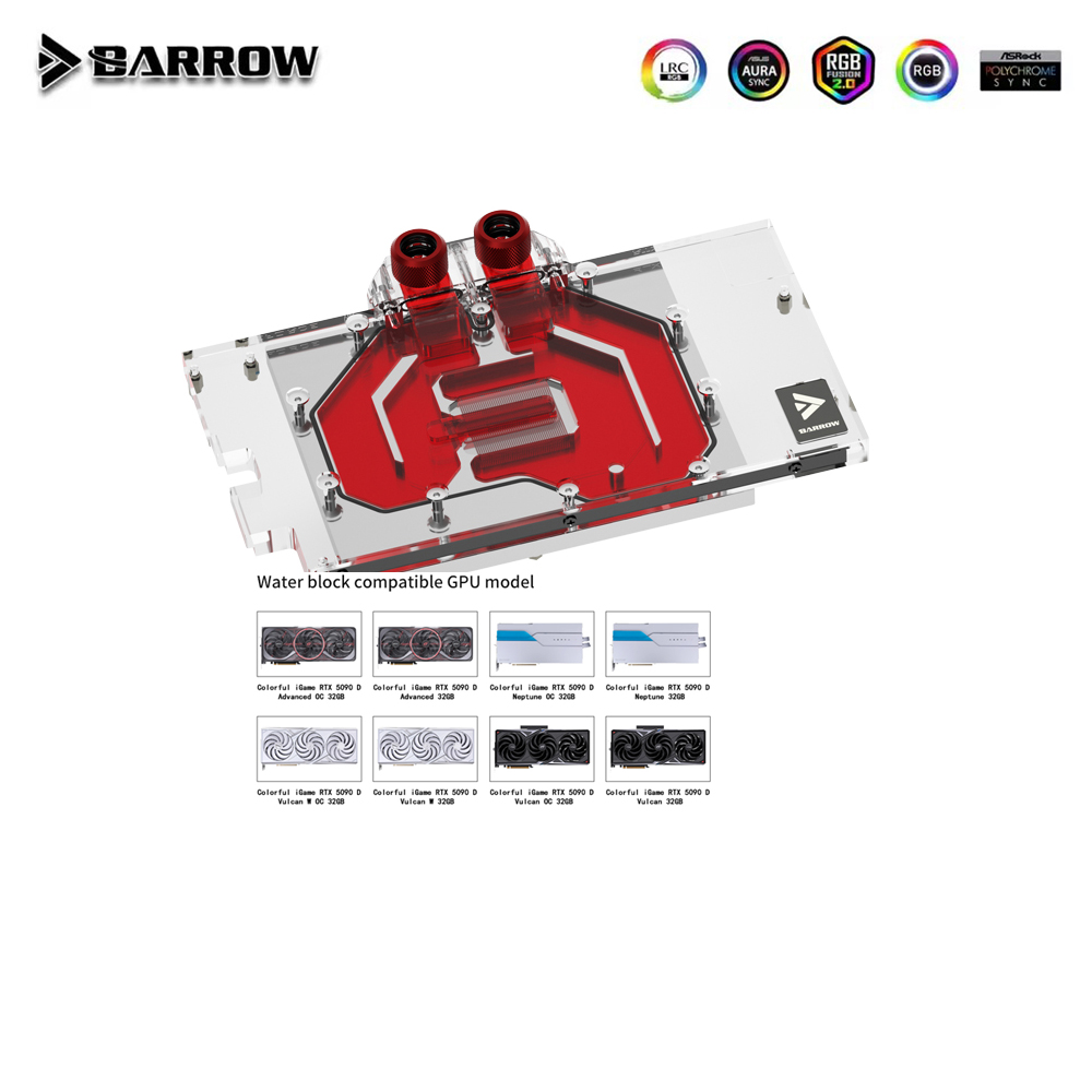 Rtx 5090 32Gb - Barrow GPU Block per iGame colorato