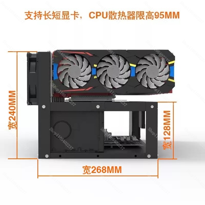 Struttura per impianto di mini - Gpu Mining Rig Frame 8 Gpu recensione e prezzo